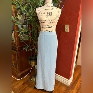 THE DROP SWEATER SKIRT SKY BLUE SZ L